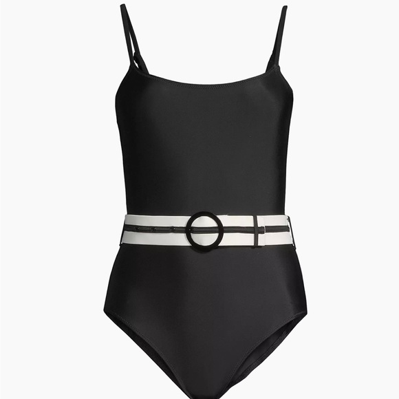 Solid & Striped The Nina Belted One-Piece Swimsuit - Picture 2 of 4